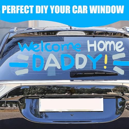 Window Chalk Markers for Cars Glass Washable