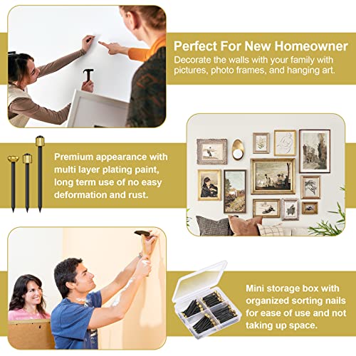 90PCS Picture Hanging Nails