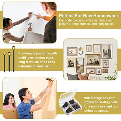90PCS Picture Hanging Nails