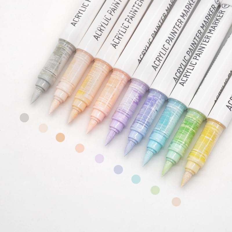 Water Based Acrylic Paint Markers (9 Count)