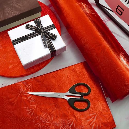 Embossed Floral Foil Wrapping Paper