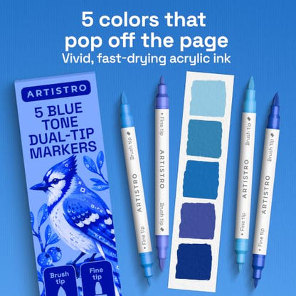 5 Blue Tones Dual (5 Count)