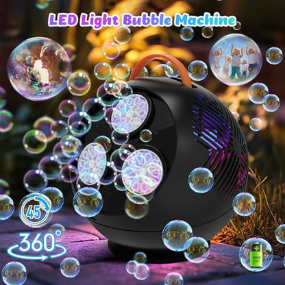 Bubble Machine for Kids (5 Count)