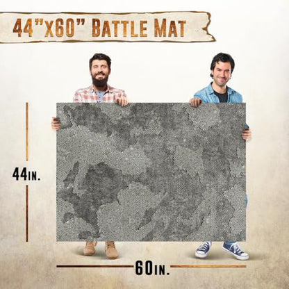 44"x60" Vinyl Battle Mat for Warhammer 40k Terrain & DND Tabletop Gaming
