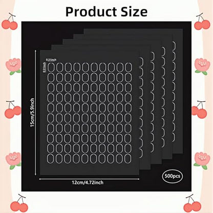 500 Pcs Clear Gel Glue Dots (500 Count)