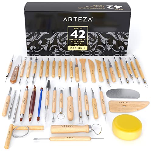 Pottery & Sculpting Tools (42 Count)