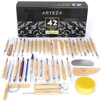 Pottery & Sculpting Tools (42 Count)