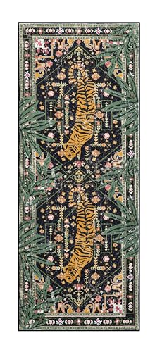 Oriental Tropical Hallway Runner Rug 2x6 Washable (11.85 Sq Ft)