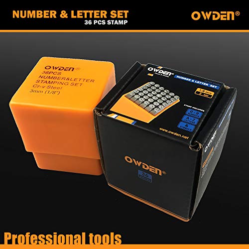 Professional 36Pcs. Steel Metal Stamping Tool Set