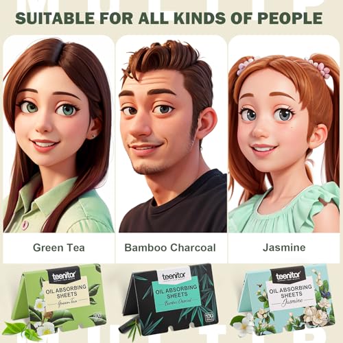 Oil Blotting Sheets for Face (600 Count)