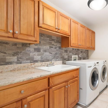 100 Pieces Peel and Stick Backsplash for Kitchen (12.08 Sq Ft)
