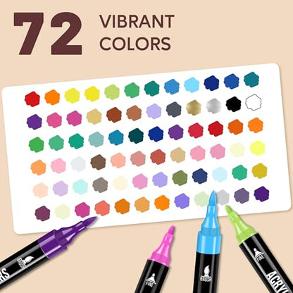 Acrylic Paint Markers (72 Count)
