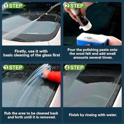 Glass Polish 50ml Cerium Oxide Glass Polishing Solution for Removing Oil Film