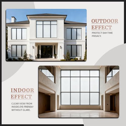 Matte White Window Privacy Film (500 Sq Ft)