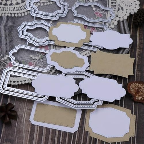 3D Backgrounds Frame Metal Cutting Die for Scrapbooking