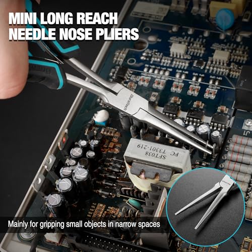 2PCS 7" Long Reach Needle Nose Pliers Set (2 Count)