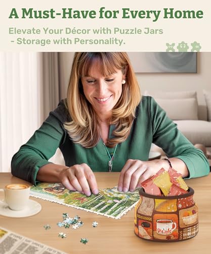 3D Puzzle Jar 64 Plastic Pieces for Adults