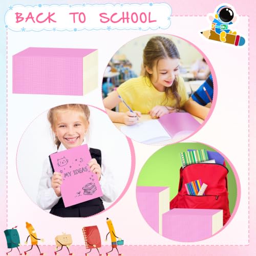 100 Pack A5 Composition Notebooks Bulk 5"x8" Notebooks Pink (100 Count)