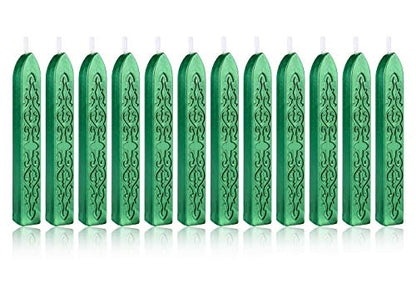 12Pcs Sealing Wax Sticks for Wax Seal Stamp (12 Count)