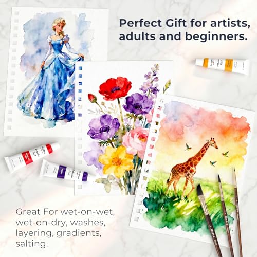 Watercolor Paint Set for Adults