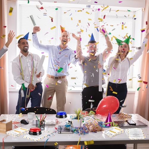 Office Party Friendly Feud Game with 2 Answer Buzzers for Work (32 Count)