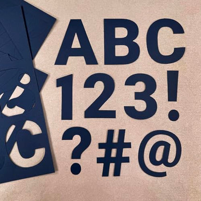 3 Inch Bulletin Board Letters & Numbers