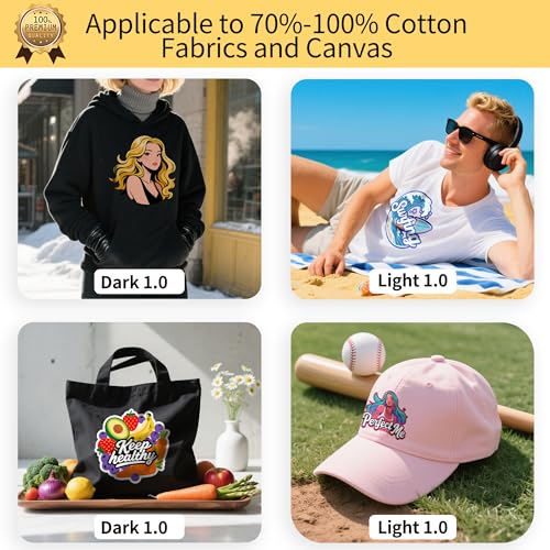Tru Heat Transfer Paper for Dark and Light T Shirts