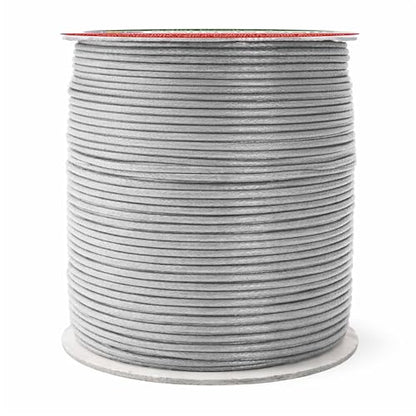2mm Gray Waxed Cord (327 Foot)