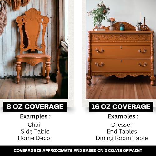 Chalk Paint Matte Copper Brown (8 Fl Oz)
