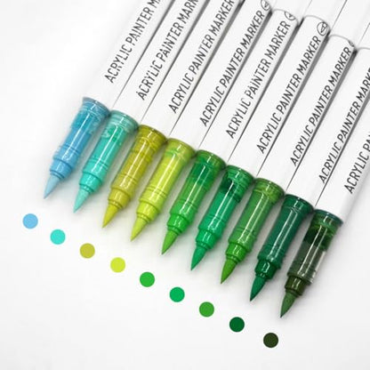 Water Based Acrylic Paint Markers (9 Count)