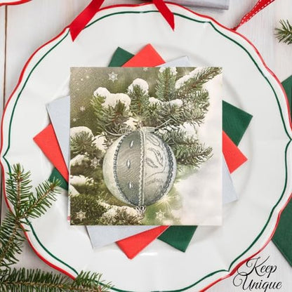 20 ct 13x13 Christmas Paper Decoupage Napkins (20 Count)