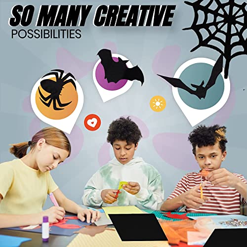 24 Ct Sheets Black EVA Cosplay Foam in 9” x 12’’ Sheets; High Density Thick Foam 85 kg