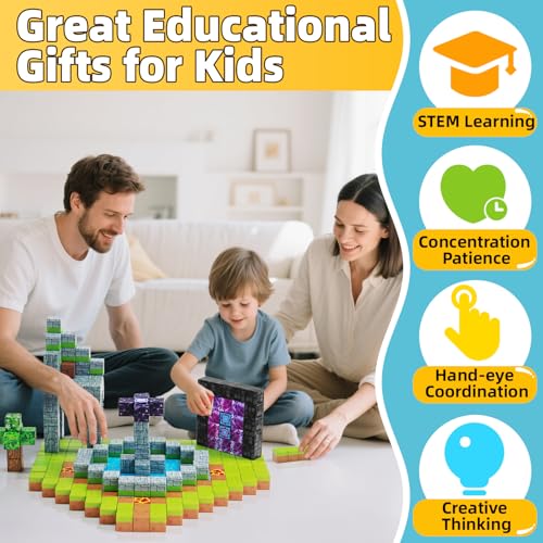 150PCS Magnetic Blocks (150 Count)