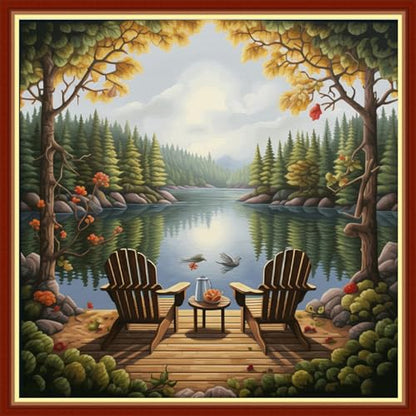 Beginners Cross Stitch Kits Stamped Full Range of Embroidery Kits for Adults DIY Cross Stitches kit Embroidery Patterns for Needlepoint kit