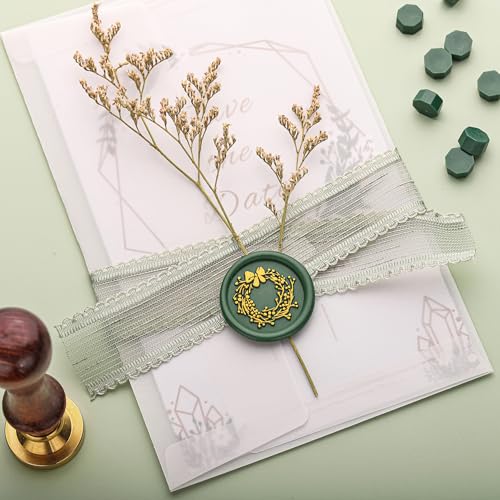360Pcs Olive Green Sealing Wax Beads (360 Count)