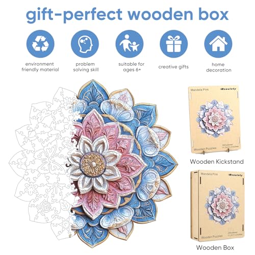 Wooden Puzzle for Adults (200 Count)