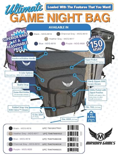 Ultimate Board Game Travel Bag