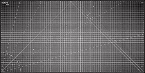 Cutting Mat 36x72 Black & Taupe