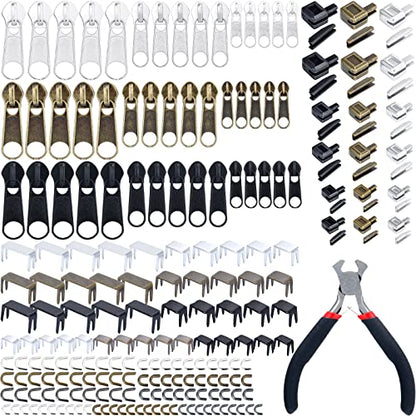 217 Pieces Zipper Repair Kit Replacement (217 Count)