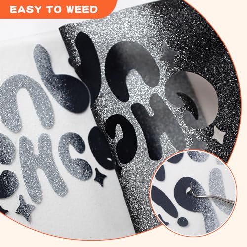 Glitter Heat Transfer Vinyl Rolls