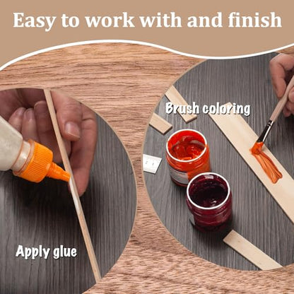 Wooden Dowels for Crafts (30 Count)