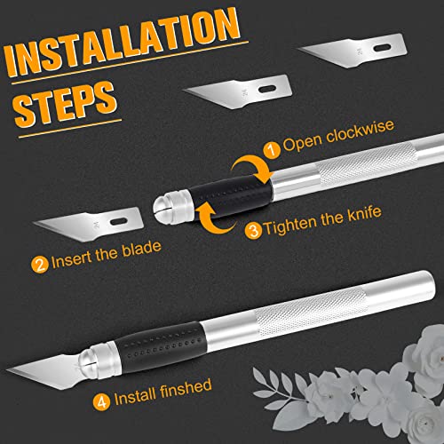100 Pack Exacto Knife Blades #24 (100 Count)