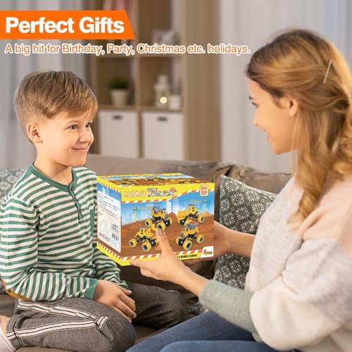 Take Apart Construction Toys for 4 Year Old Boys Gifts Toys Age 4 (4 Count)