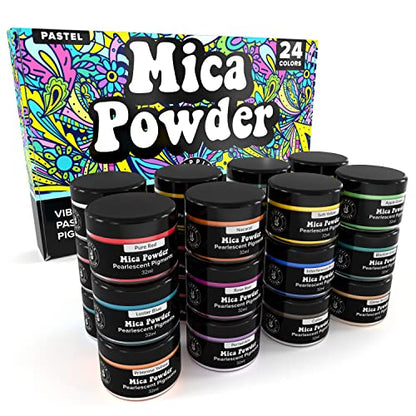 Mica Powder Pigment Powder for Epoxy Resin (25.96 Fl Oz)