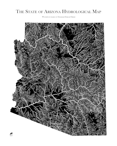 Hydrological River Map of Arizona