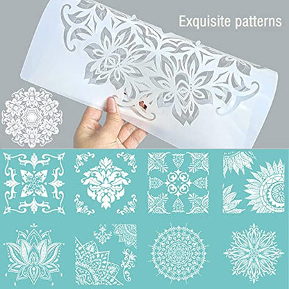 Mandala Stencils (9 Count)