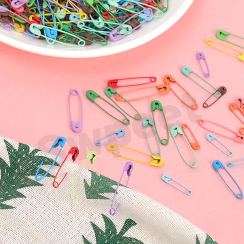 440Pcs 19mm 0.75 Inch Colorful Safety Pins Assortment Kit