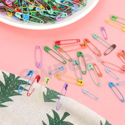 440Pcs 19mm 0.75 Inch Colorful Safety Pins Assortment Kit