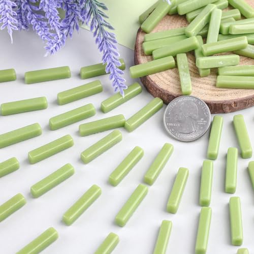 Green Mosaic Tiles for Crafts Bulk (5.29 Ounce)