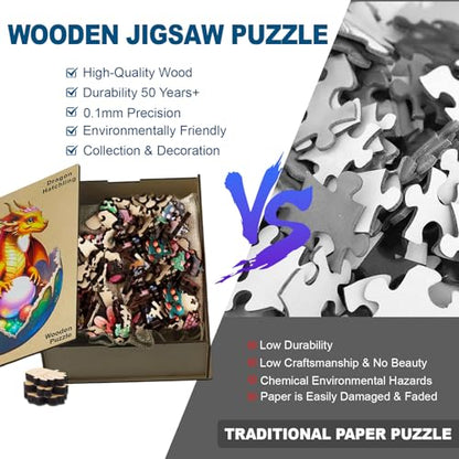 Wooden Puzzle for Adults (200 Count)